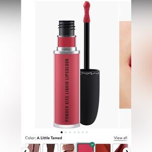 New! MAC Cosmetics Powder Kiss Liquid Lipcolour - A Little Tamed